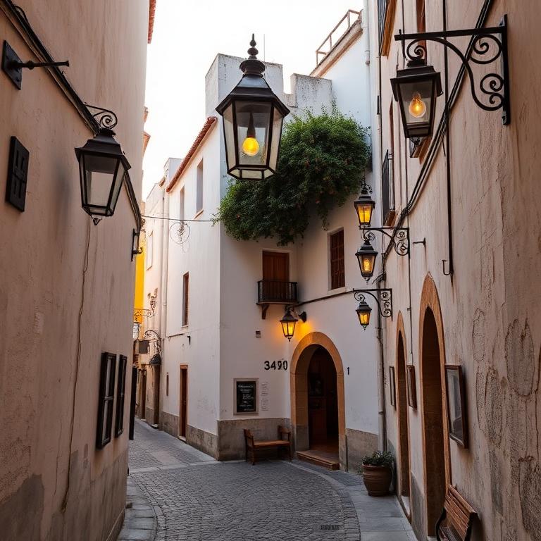 Historic Jewish quarter in a Spanish city